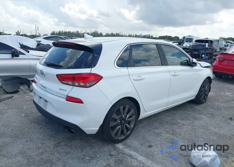 2018 Hyundai Elantra Gt Sport из США, поврежденный, VIN KMHH55LC1JU071429